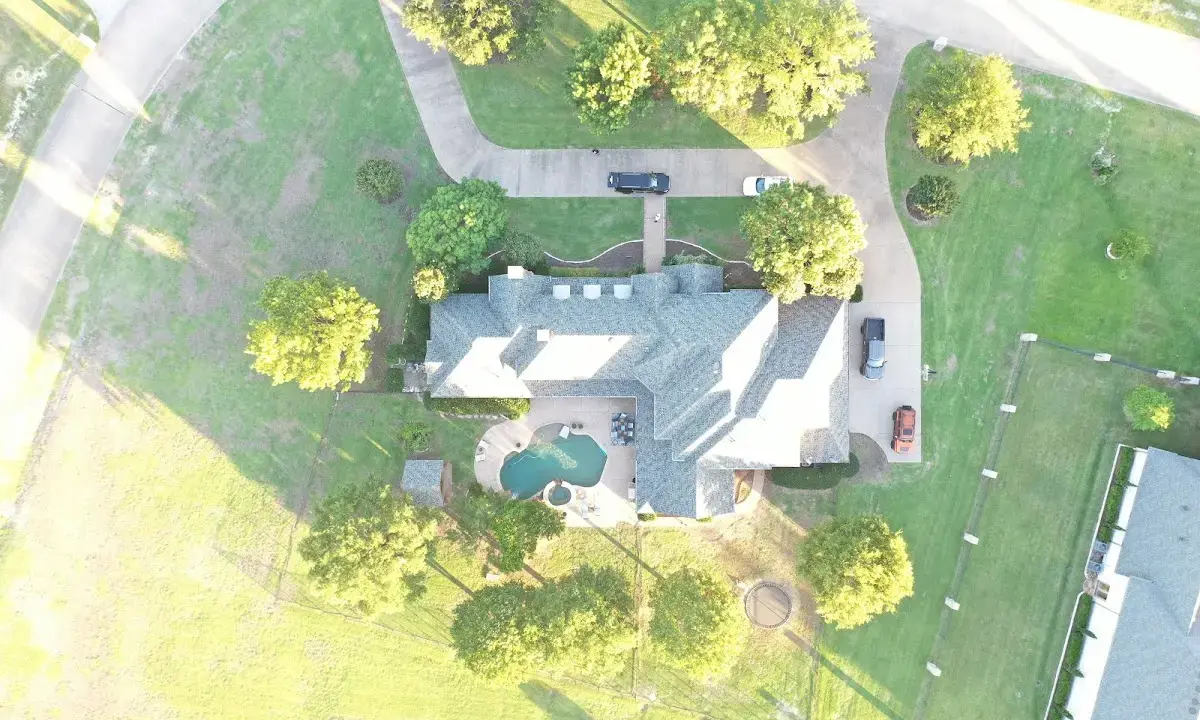 New shingle roof installation on a home in Fairview Shores